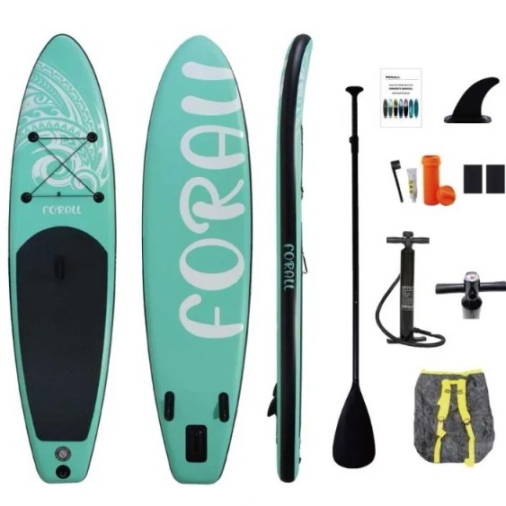 Φουσκωτή Σανίδα Sup Forall Blue 10.2'' με κουπί αξεσουάρ και σακίδιο μεταφοράς με μήκος 3.20m