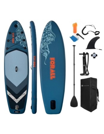 Φουσκωτή Σανίδα Sup Ocean Wave 10' με κουπί αξεσουάρ και σακίδιο μεταφοράς με μήκος 3.05m