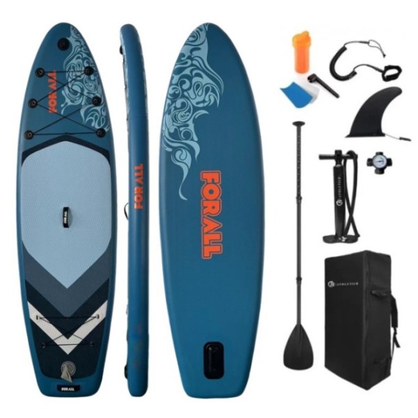 Φουσκωτή Σανίδα Sup Ocean Wave 10' με κουπί αξεσουάρ και σακίδιο μεταφοράς με μήκος 3.05m