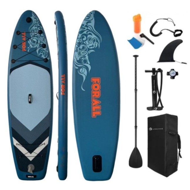 Φουσκωτή Σανίδα Sup Ocean Wave 10' με κουπί αξεσουάρ και σακίδιο μεταφοράς με μήκος 3.05m