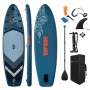 Φουσκωτή Σανίδα Sup Ocean Wave 10' με κουπί αξεσουάρ και σακίδιο μεταφοράς με μήκος 3.05m