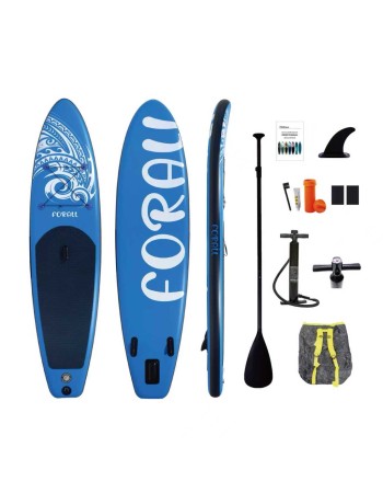 Φουσκωτή Σανίδα Sup Forall Blue 10.2'' με κουπί αξεσουάρ και σακίδιο μεταφοράς με μήκος 3.20m