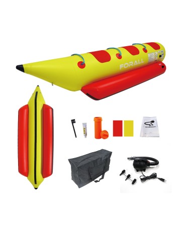 Φουσκωτό 3 ατόμων Banana boat με αξεσουάρ