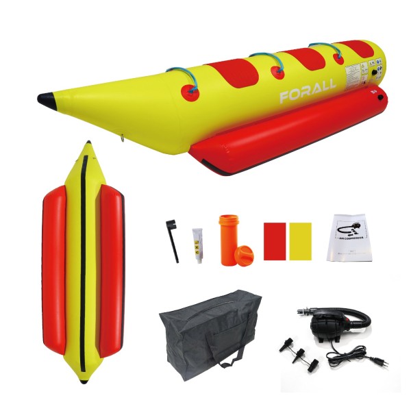 Φουσκωτό 3 ατόμων Banana boat με αξεσουάρ