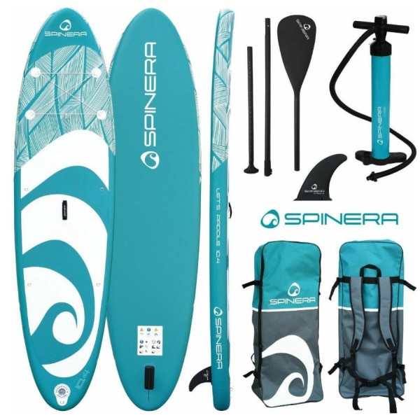 Φουσκωτή Σανίδα Sup Spinera 10.4'' με κουπί αξεσουάρ και σακίδιο μεταφοράς με μήκος 3.40m