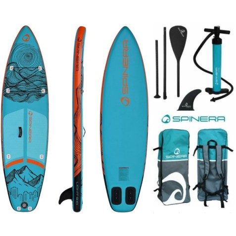 Φουσκωτή Σανίδα Sup Spinera 9.8'' με κουπί αξεσουάρ και σακίδιο μεταφοράς με μήκος 3.00m