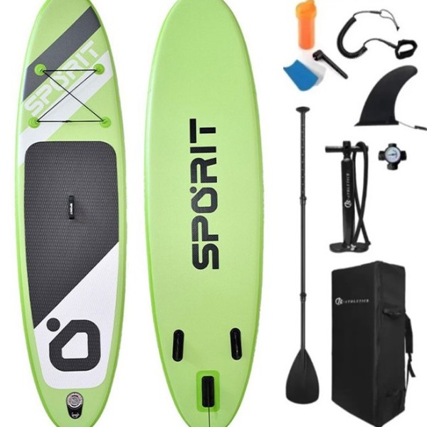 Φουσκωτή Σανίδα Sup Sporit Green 10'' με κουπί αξεσουάρ και σακίδιο μεταφοράς με μήκος 3.05m