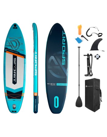 Φουσκωτή Σανίδα Sup Sporit 11.6'' με κουπί αξεσουάρ και σακίδιο μεταφοράς με μήκος 3.50m