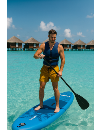 Φουσκωτή Σανίδα Sup Forall Light Blue 10.2'' με κουπί αξεσουάρ και σακίδιο μεταφοράς με μήκος 3.20m