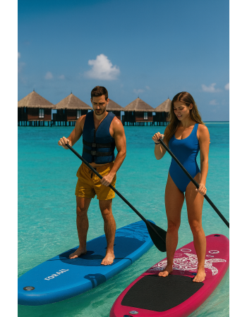 Φουσκωτή Σανίδα Sup Forall Light Blue 10.2'' με κουπί αξεσουάρ και σακίδιο μεταφοράς με μήκος 3.20m