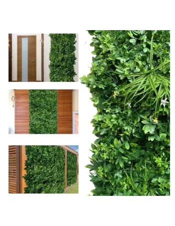 Συνθετικό Πάνελ Φυλλωσιάς Γενεύη 50x50cm εξωτερικού και εσωτερικού χώρου απο συνθετικό υλικό