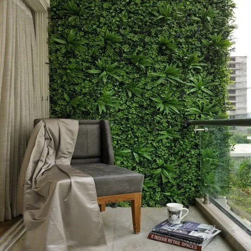 Συνθετικό Πάνελ Φυλλωσιάς Zante 100x100cm εξωτερικού και εσωτερικού χώρου απο συνθετικό υλικό