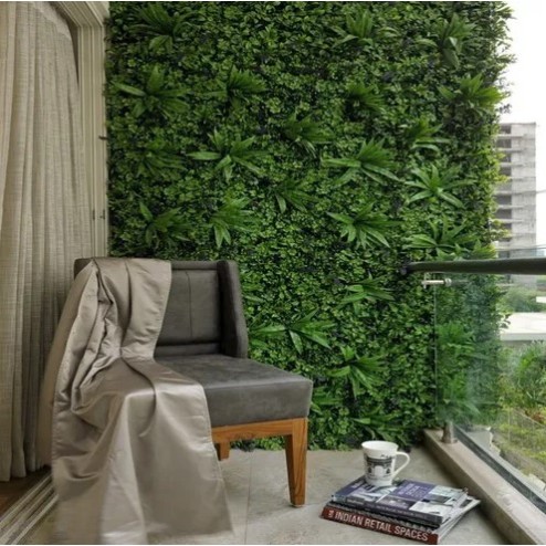 Συνθετικό Πάνελ Φυλλωσιάς Zante 100x100cm εξωτερικού και εσωτερικού χώρου απο συνθετικό υλικό