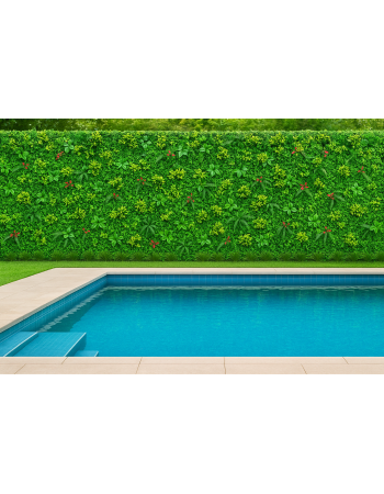 Συνθετικό Πάνελ Φυλλωσιάς Βέρνη 50x50cm εξωτερικού και εσωτερικού χώρου απο συνθετικό υλικό