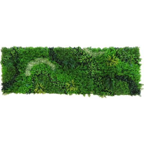 Συνθετικό Πάνελ Φυλλωσιάς Lefkada 100x300cm εξωτερικού και εσωτερικού χώρου απο συνθετικό υλικό