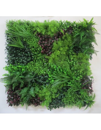 Συνθετικό Πάνελ Φυλλωσιάς Σαντορίνη 100x100cm εξωτερικού και εσωτερικού χώρου απο συνθετικό υλικό