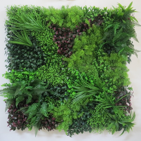 Συνθετικό Πάνελ Φυλλωσιάς Σαντορίνη 100x100cm εξωτερικού και εσωτερικού χώρου απο συνθετικό υλικό