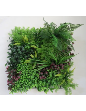 Συνθετικό Πάνελ Φυλλωσιάς Roma 50x50cm εξωτερικού και εσωτερικού χώρου απο συνθετικό υλικό