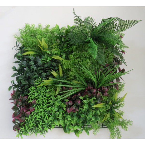 Συνθετικό Πάνελ Φυλλωσιάς Roma 50x50cm εξωτερικού και εσωτερικού χώρου απο συνθετικό υλικό