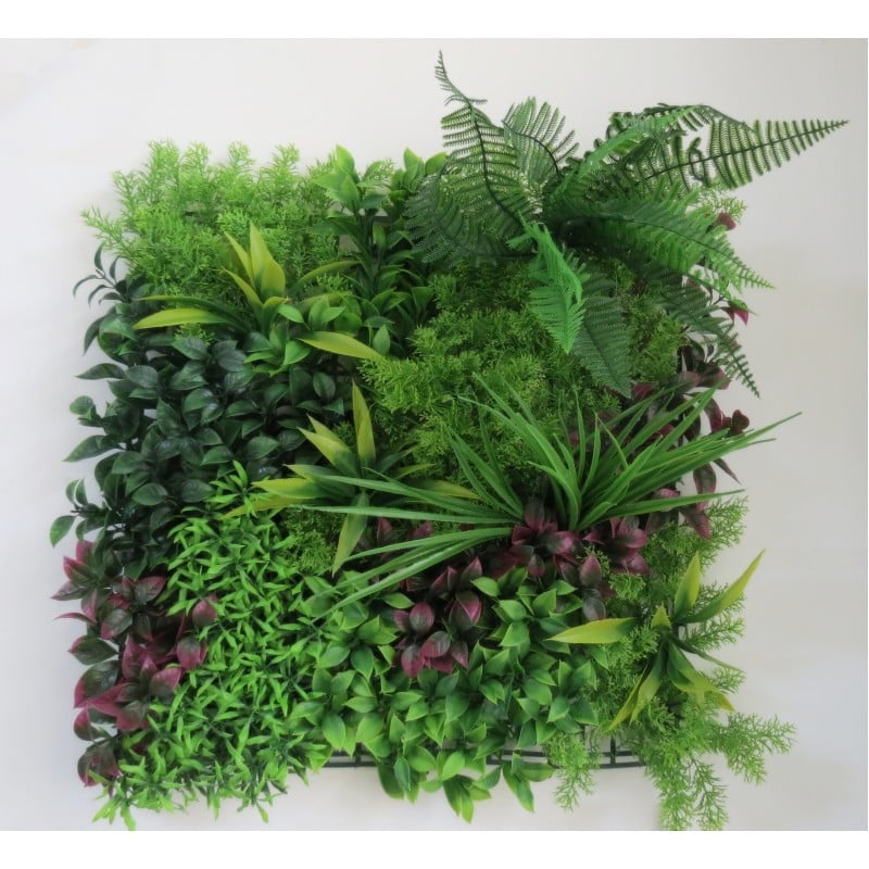 Συνθετικό Πάνελ Φυλλωσιάς Roma 50x50cm εξωτερικού και εσωτερικού χώρου απο συνθετικό υλικό