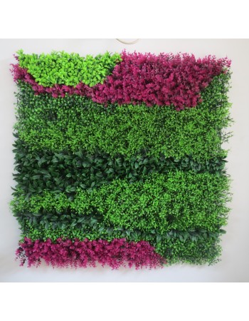 Συνθετικό Πάνελ Φυλλωσιάς Νάξος 100x100cm εξωτερικού και εσωτερικού χώρου απο συνθετικό υλικό