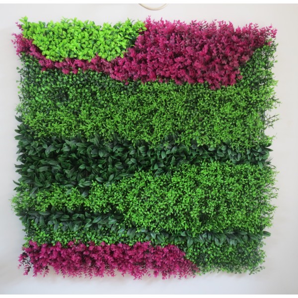 Συνθετικό Πάνελ Φυλλωσιάς Νάξος 100x100cm εξωτερικού και εσωτερικού χώρου απο συνθετικό υλικό