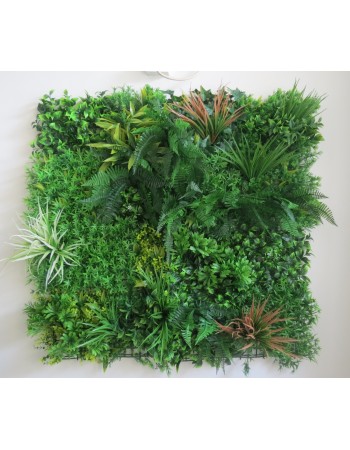 Συνθετικό Πάνελ Φυλλωσιάς Πάρος 100x100cm εξωτερικού και εσωτερικού χώρου απο συνθετικό υλικό