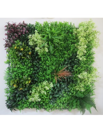 Συνθετικό Πάνελ Φυλλωσιάς Μύκονος 100x100cm εξωτερικού και εσωτερικού χώρου απο συνθετικό υλικό