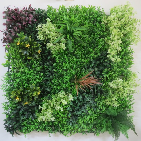 Συνθετικό Πάνελ Φυλλωσιάς Μύκονος 100x100cm εξωτερικού και εσωτερικού χώρου απο συνθετικό υλικό