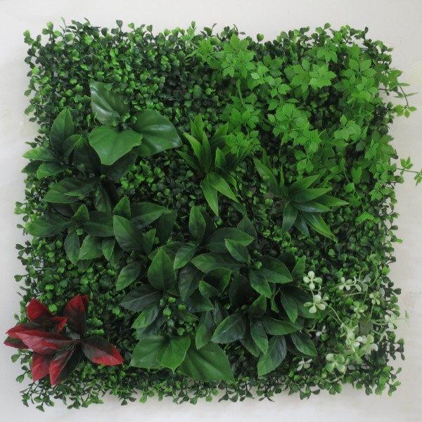 Συνθετικό Πάνελ Φυλλωσιάς Νάπολη 50x50cm εξωτερικού και εσωτερικού χώρου απο συνθετικό υλικό