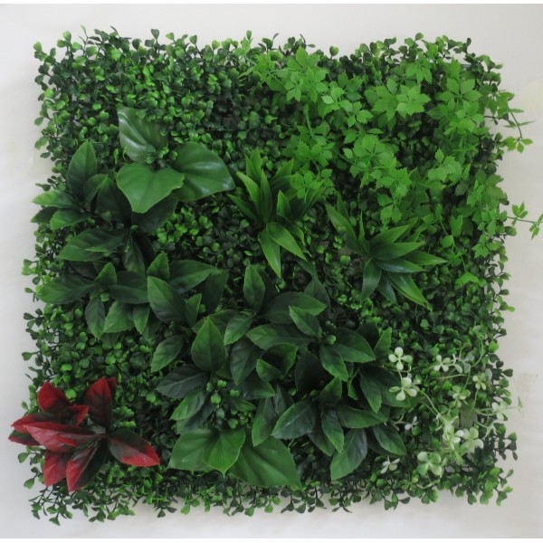 Συνθετικό Πάνελ Φυλλωσιάς Νάπολη 50x50cm εξωτερικού και εσωτερικού χώρου απο συνθετικό υλικό