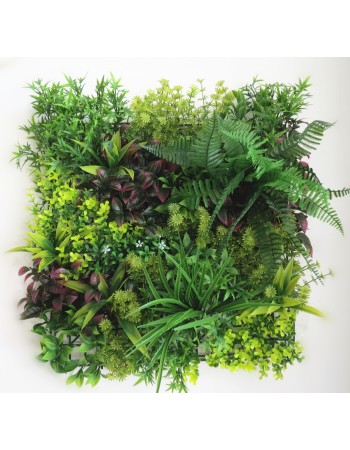 Συνθετικό Πάνελ Φυλλωσιάς Sicilia 50x50cm εξωτερικού και εσωτερικού χώρου απο συνθετικό υλικό