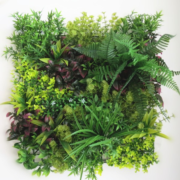 Συνθετικό Πάνελ Φυλλωσιάς Sicilia 50x50cm εξωτερικού και εσωτερικού χώρου απο συνθετικό υλικό