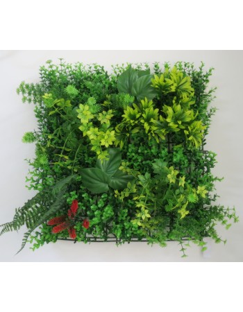 Συνθετικό Πάνελ Φυλλωσιάς Βέρνη 50x50cm εξωτερικού και εσωτερικού χώρου απο συνθετικό υλικό