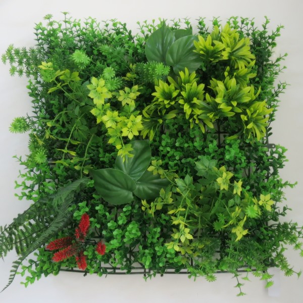 Συνθετικό Πάνελ Φυλλωσιάς Βέρνη 50x50cm εξωτερικού και εσωτερικού χώρου απο συνθετικό υλικό