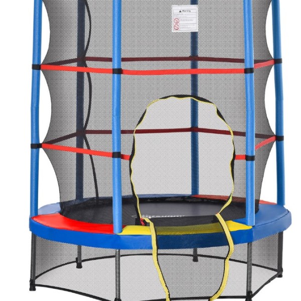 Τραμπολίνο Balance με δίχτυ προστασίας Διάμετρο 140cm και ύψος 162cm για μέγιστο βάρος έως 50 κιλά colorful Τραμπολίνο Balance με δίχτυ προστασίας Διάμετρο 140cm και ύψος 162cm για μέγιστο βάρος έως 50 κιλά colorful
