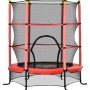 Τραμπολίνο Balance με δίχτυ προστασίας Διάμετρο 140cm και ύψος 162cm για μέγιστο βάρος έως 50 κιλά κόκκινο