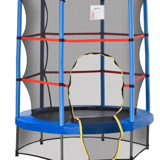 Τραμπολίνο Balance με δίχτυ προστασίας Διάμετρο 140cm και ύψος 162cm για μέγιστο βάρος έως 50 κιλά μπλε κόκκινο Τραμπολίνο Balance με δίχτυ προστασίας Διάμετρο 140cm και ύψος 162cm για μέγιστο βάρος έως 50 κιλά μπλε κόκκινο