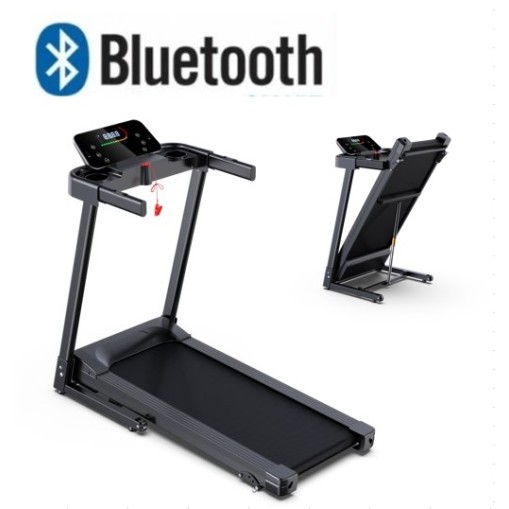 Διάδρομος γυμναστικής ηλεκτρικός αναδιπλούμενος 3.0HP με οθόνη LED και bluetooth A6