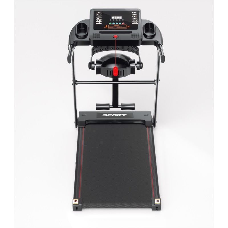 Διάδρομος γυμναστικής ηλεκτρικός 2HP με οθόνη LED με μηχάνημα μασάζ Q5