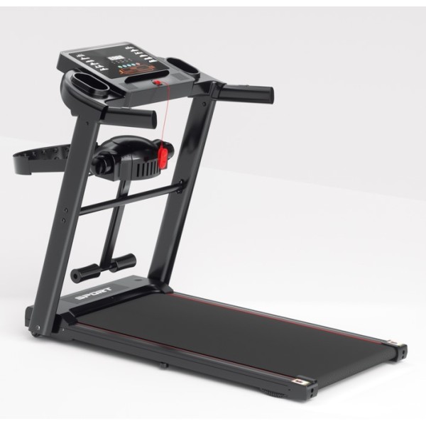 Διάδρομος γυμναστικής ηλεκτρικός 2HP με οθόνη LED με μηχάνημα μασάζ Q5