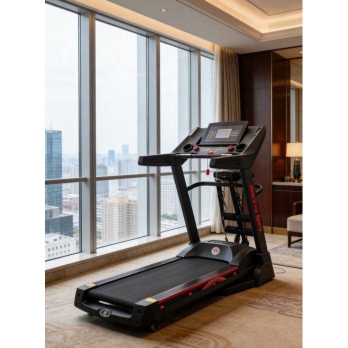 Ηλεκτρικός Διάδρομος Γυμναστικής Πολυλειτουργικός με Μασάζ, Κλίση & Οθόνη LCD WH-5668DS