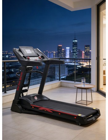 Ηλεκτρικός Διάδρομος Γυμναστικής Πολυλειτουργικός με Μασάζ, Κλίση & Οθόνη LCD WH-5668DS