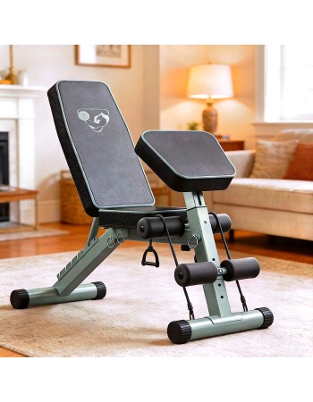 Πολυλειτουργικός πάγκος γυμναστικής για μέγιστο βάρος 120 κιλά YJ-156