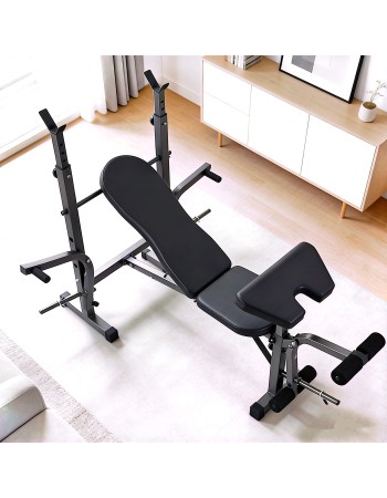 Πολυλειτουργικός πάγκος γυμναστικής για μέγιστο βάρος 150 κιλά DC-205B