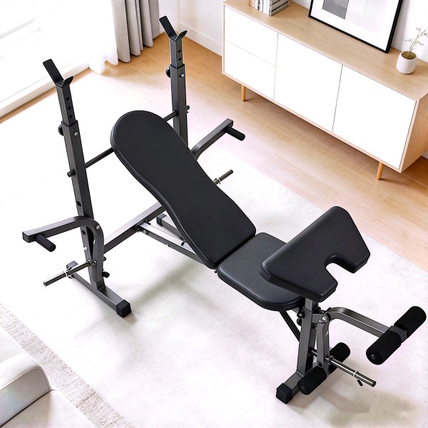 Πολυλειτουργικός πάγκος γυμναστικής για μέγιστο βάρος 150 κιλά DC-205B