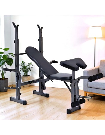 Πολυλειτουργικός πάγκος γυμναστικής για μέγιστο βάρος 150 κιλά DC-205B