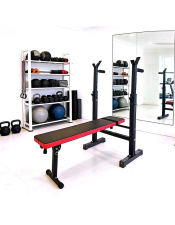 Πολυλειτουργικός πάγκος γυμναστικής για μέγιστο βάρος 150 κιλά YJ905