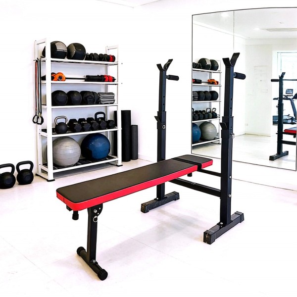 Πολυλειτουργικός πάγκος γυμναστικής για μέγιστο βάρος 150 κιλά YJ905