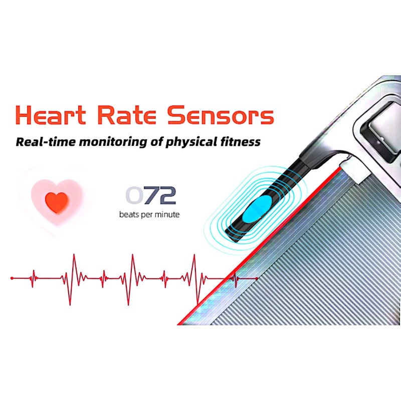 Ηλεκτρικός Διάδρομος Γυμναστικής CIAPO 3HP Πολυλειτουργικός με LCD οθόνη και bluetooth CP-S2